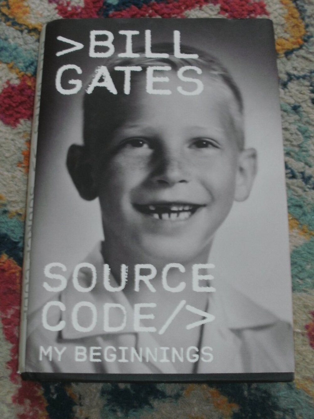 1st Edition Hardcover Book SOURCE CODE My Beginnings Bill Gates Memoir